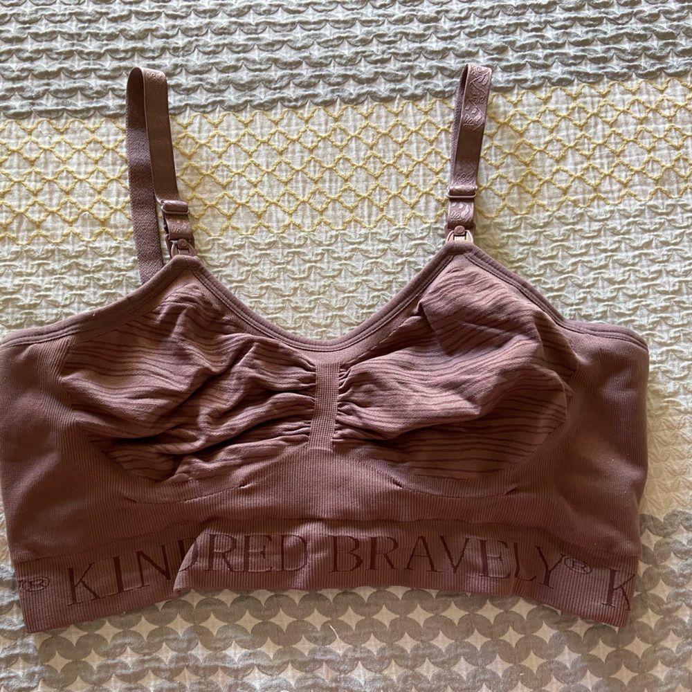 Kindred Bravely Nursing/Pumping Bra - Medium Mauve